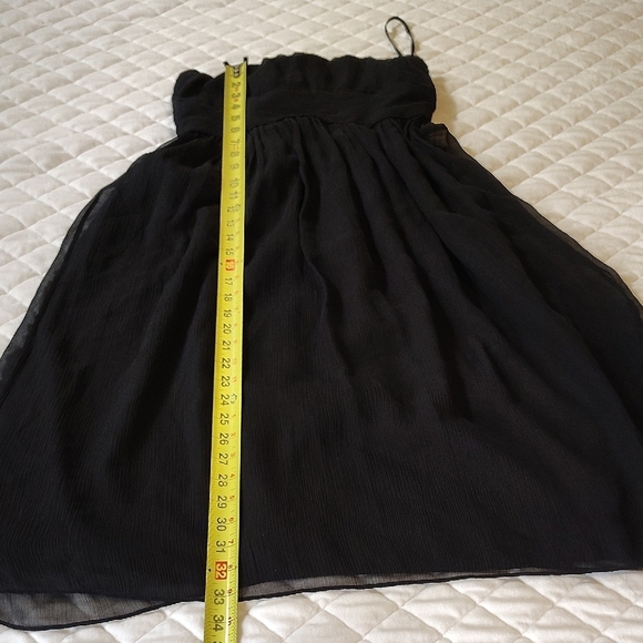 J. Crew Black Strapless Sundress Cocktail,Size 4 - Picture 5 of 8